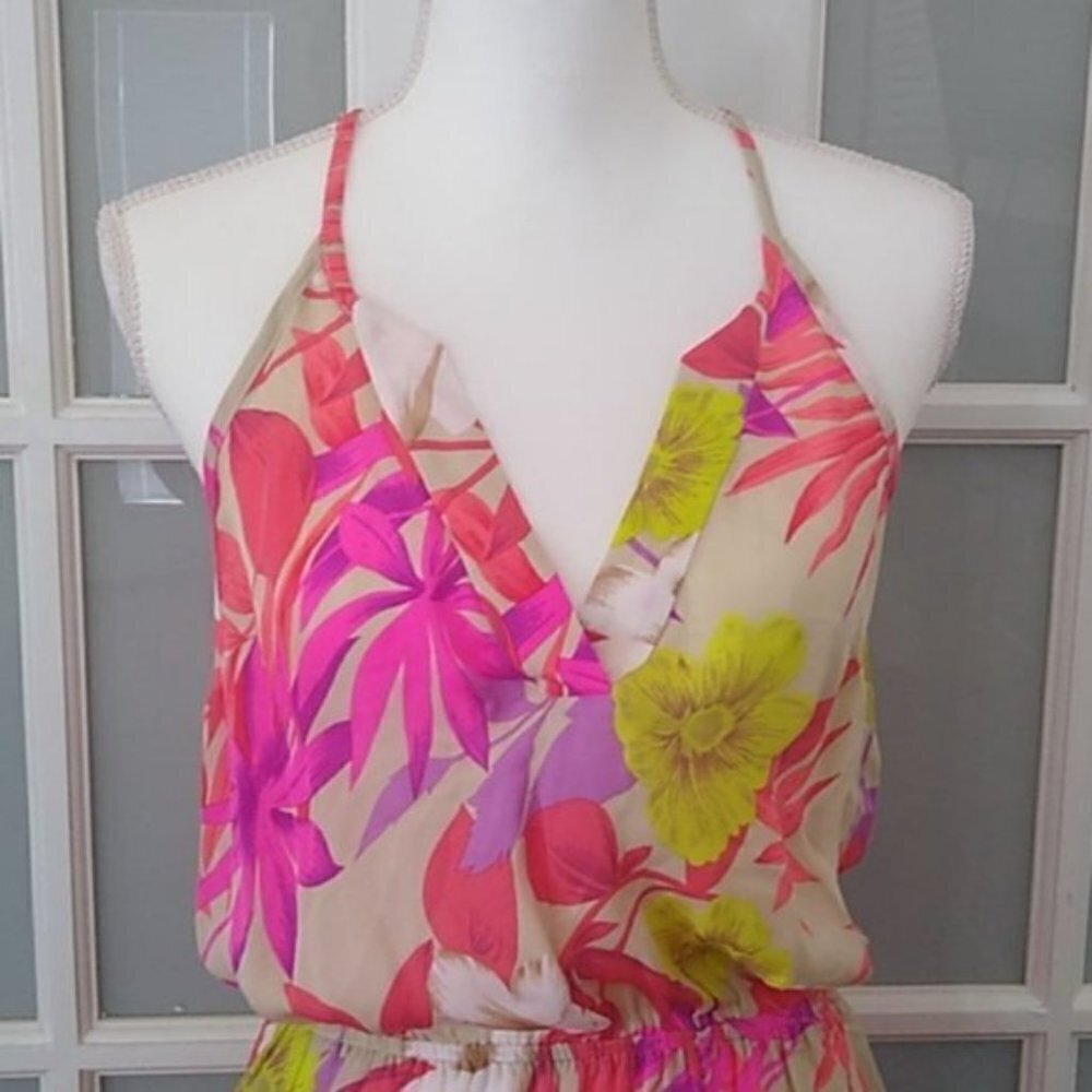NEW Alice & Trixie Bridgette Silk Floral Racerback Dress - Picture 6 of 14